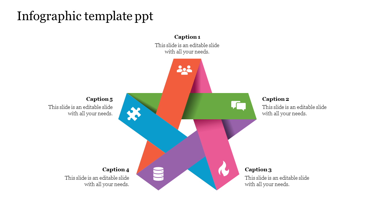 Infographic Template PPT Slide